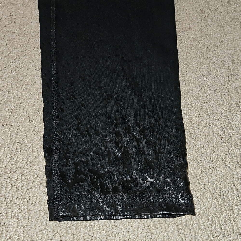 Z By Zobha Black Women's Paterned Leggings - Picture 3 of 10